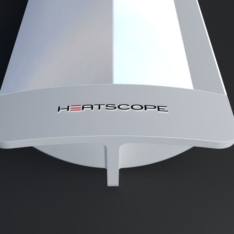 Heatscope Pure 3000W Electric Radiant Heater On