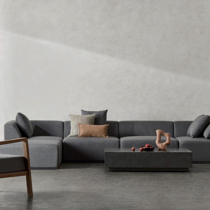 Relax Modular 5 L-Sectional Sofa Full Set
