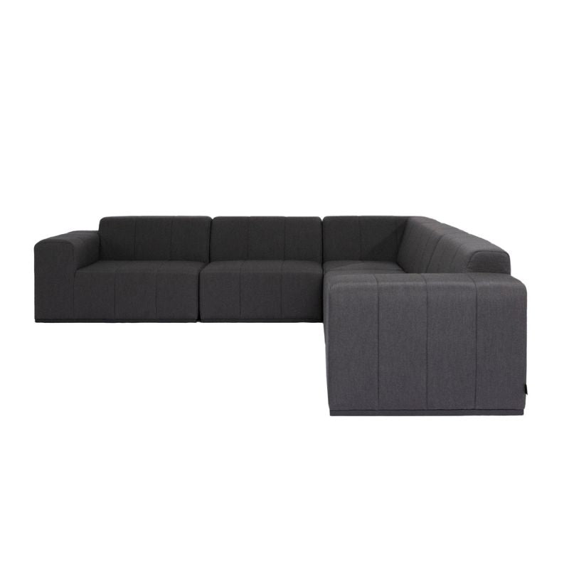 Connect Modular 5 L-Sectional Sofa Sooty