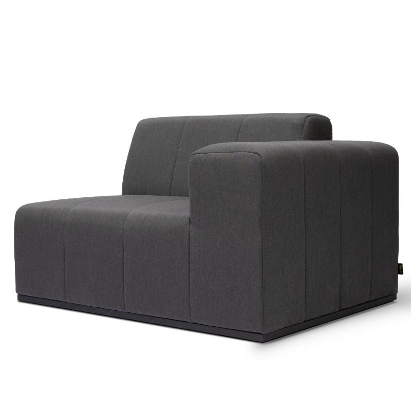Connect R50 Right Modular Sofas Flanelle 45 Angle