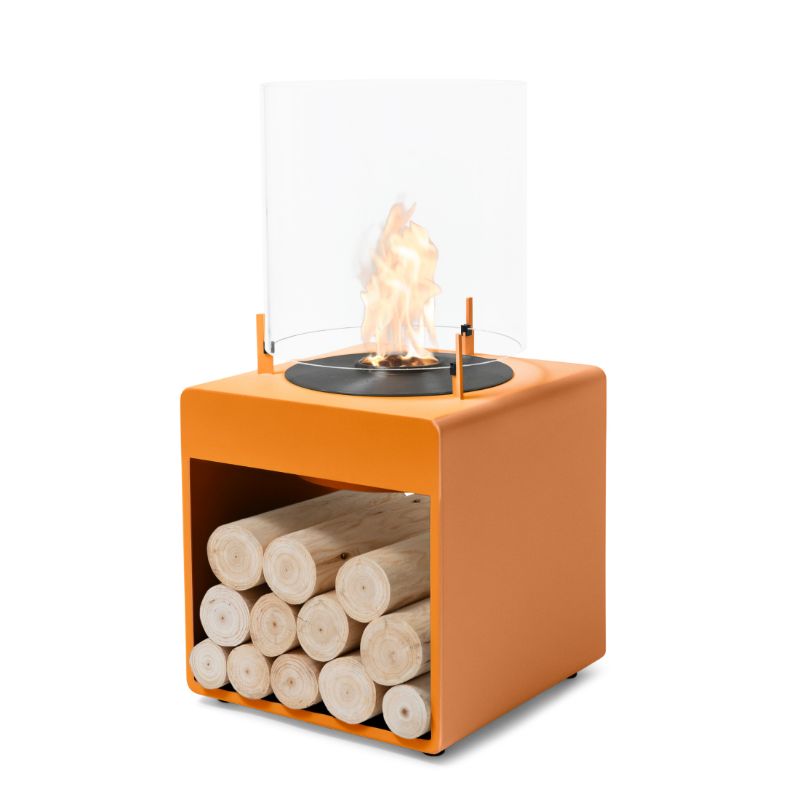 Pop 3L Low Ethanol Fireplace orange with black burner