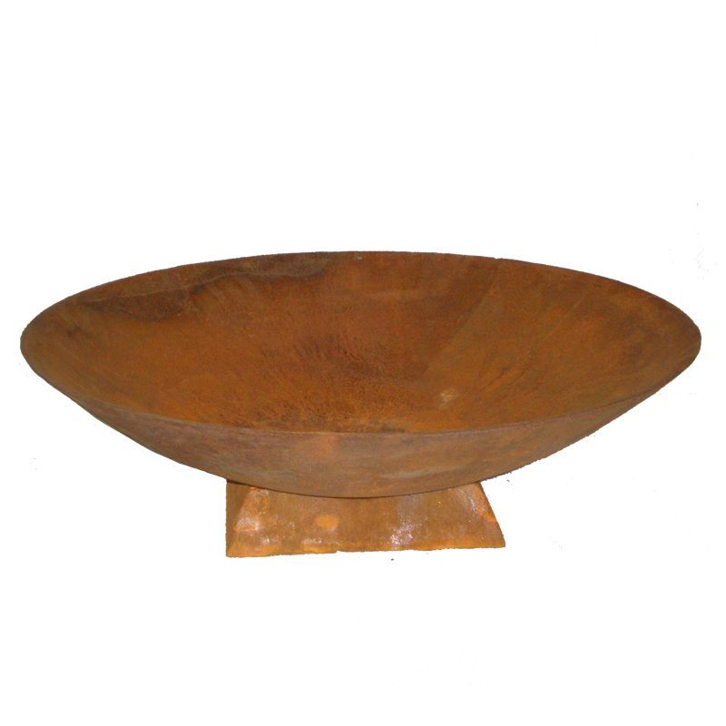 100CM Cast Iron Firepit Bowl With Trivet Base