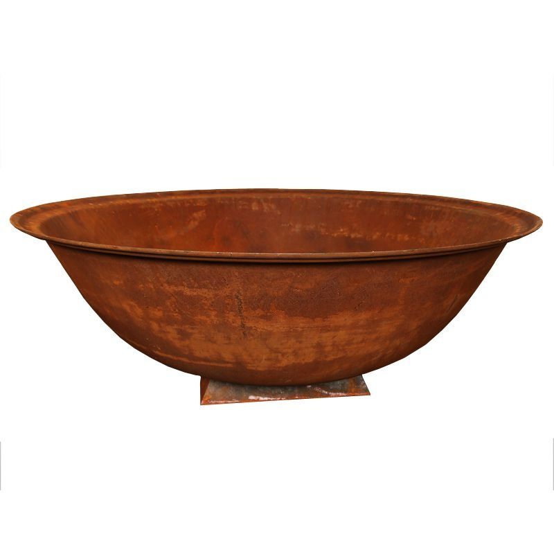 120CM Cast Iron Fire Pit Deep Bowl
