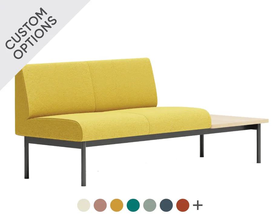 Bond 2 Seat Sofa Section with Side Table