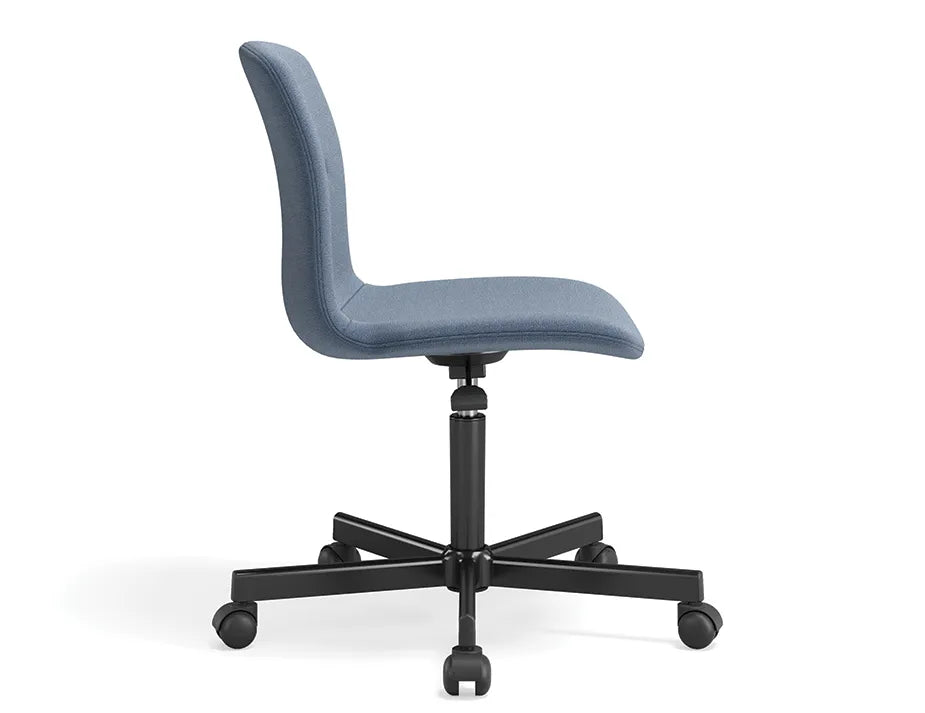 Sora Swivel Castor Base Dining Chair