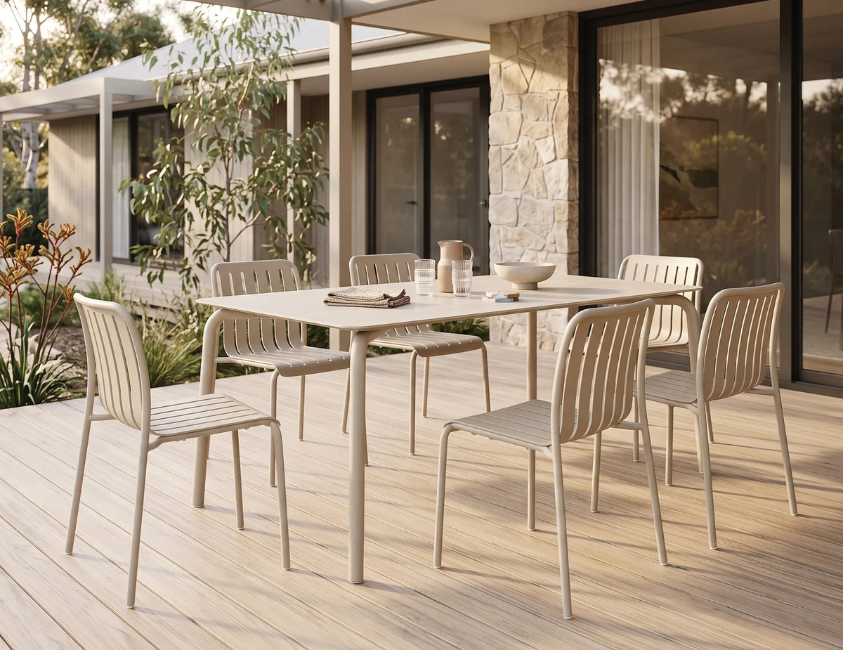 Roku 160cm Outdoor Dining Table with Ceramic Top