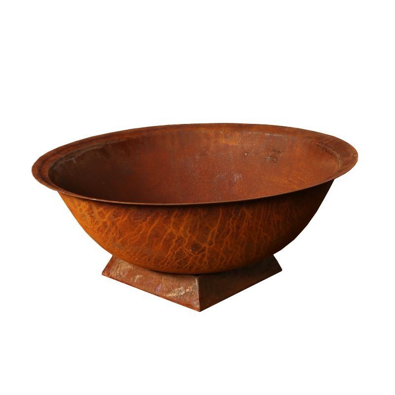 72CM Cast Iron Fire Pit Deep Bowl