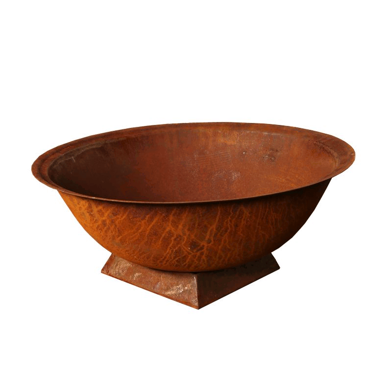 82cm Cast Iron Fire Pit Deep Bowl