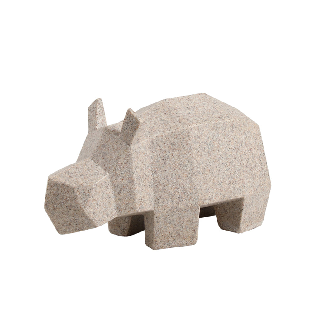 Marley Stone Hippo Sculpture