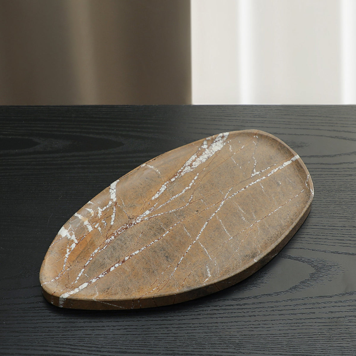 Kilnwick Leaf Shaped Marble Plate