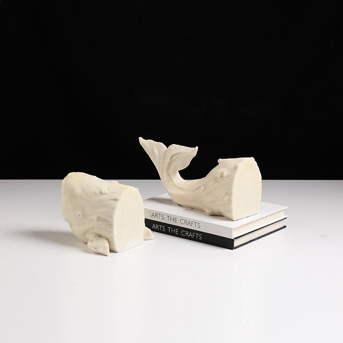 Mortham Sandstone Whale Bookend
