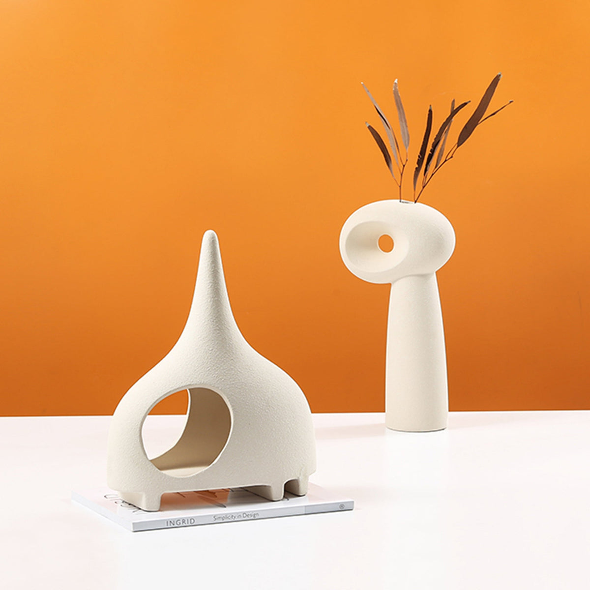 Walden Single Eye Ceramic Sculpture
