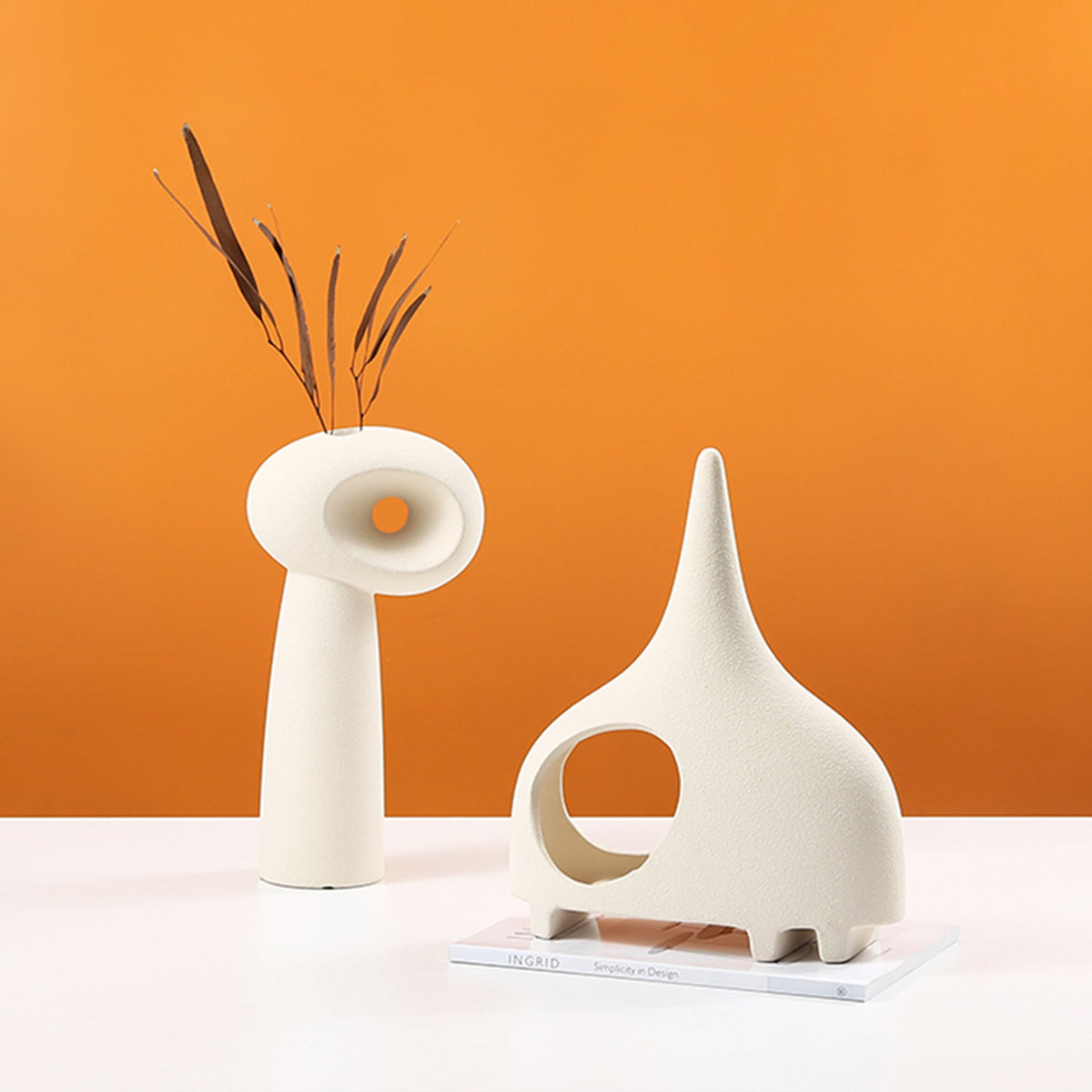 Walden Single Eye Ceramic Sculpture