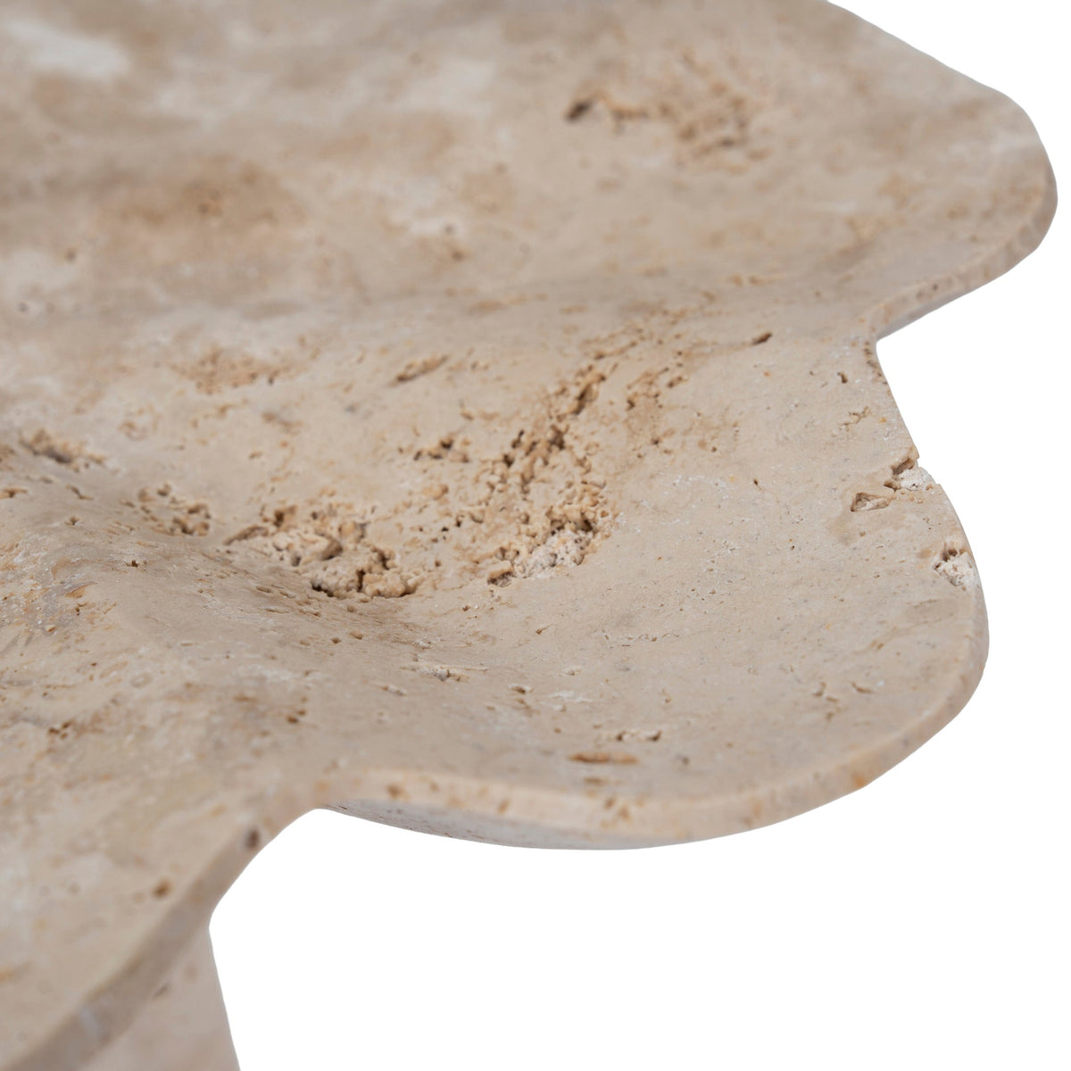 Whittle Petal Travertine Vase