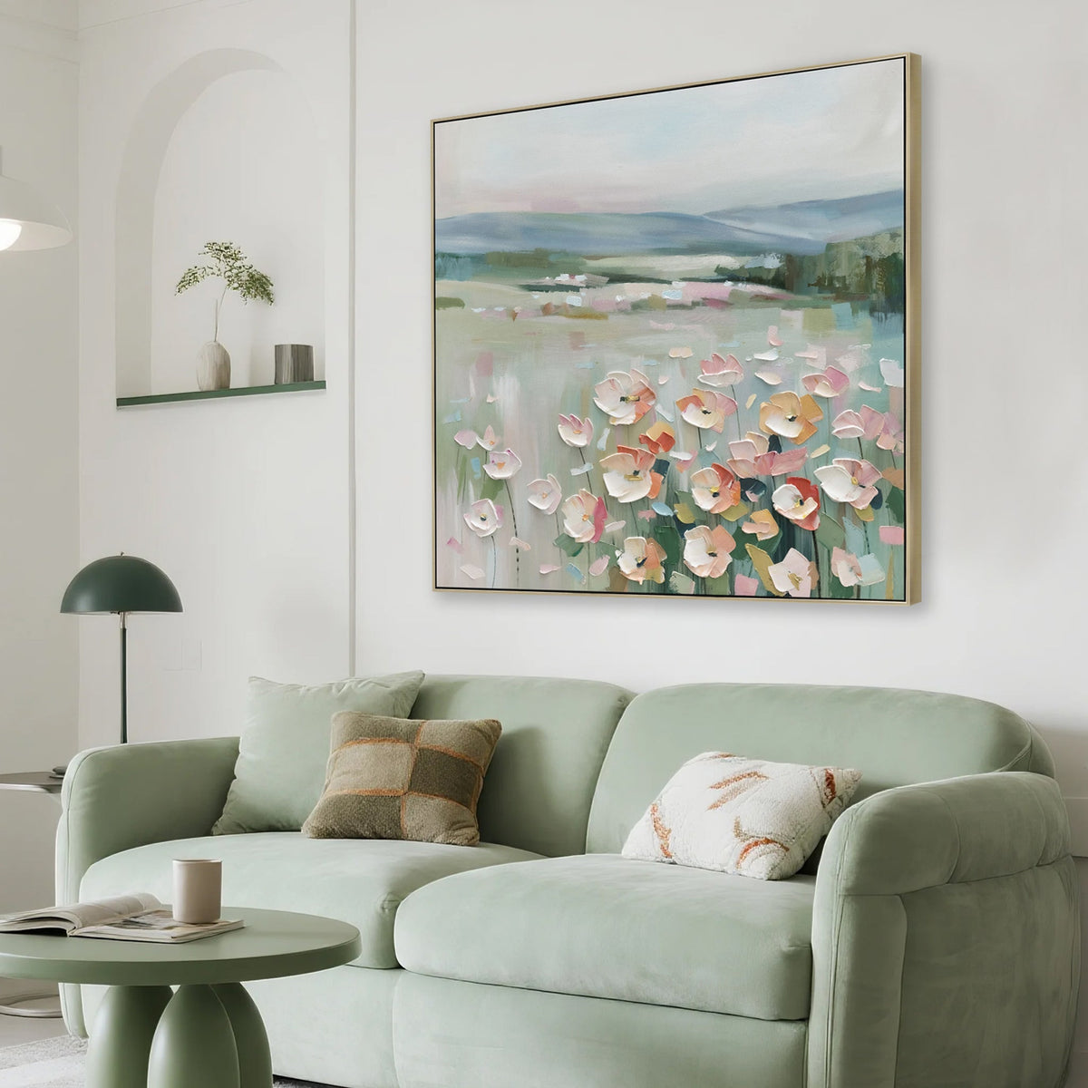 Wellside 100cm Framed Canvas