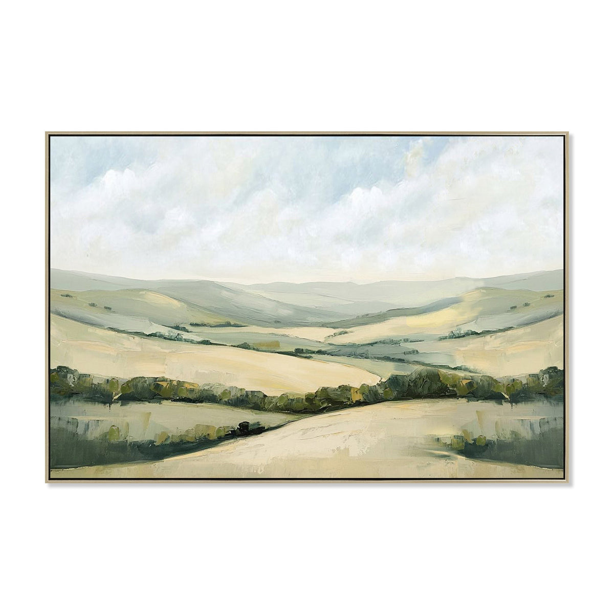 Sandmoor 120cm Framed Canvas