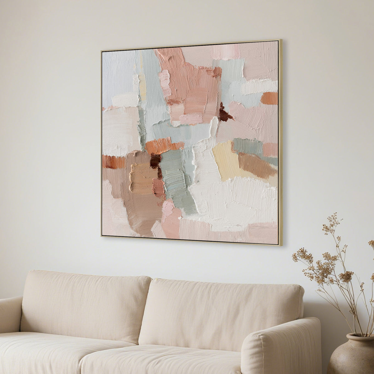 Rivermere 100cm Framed Canvas