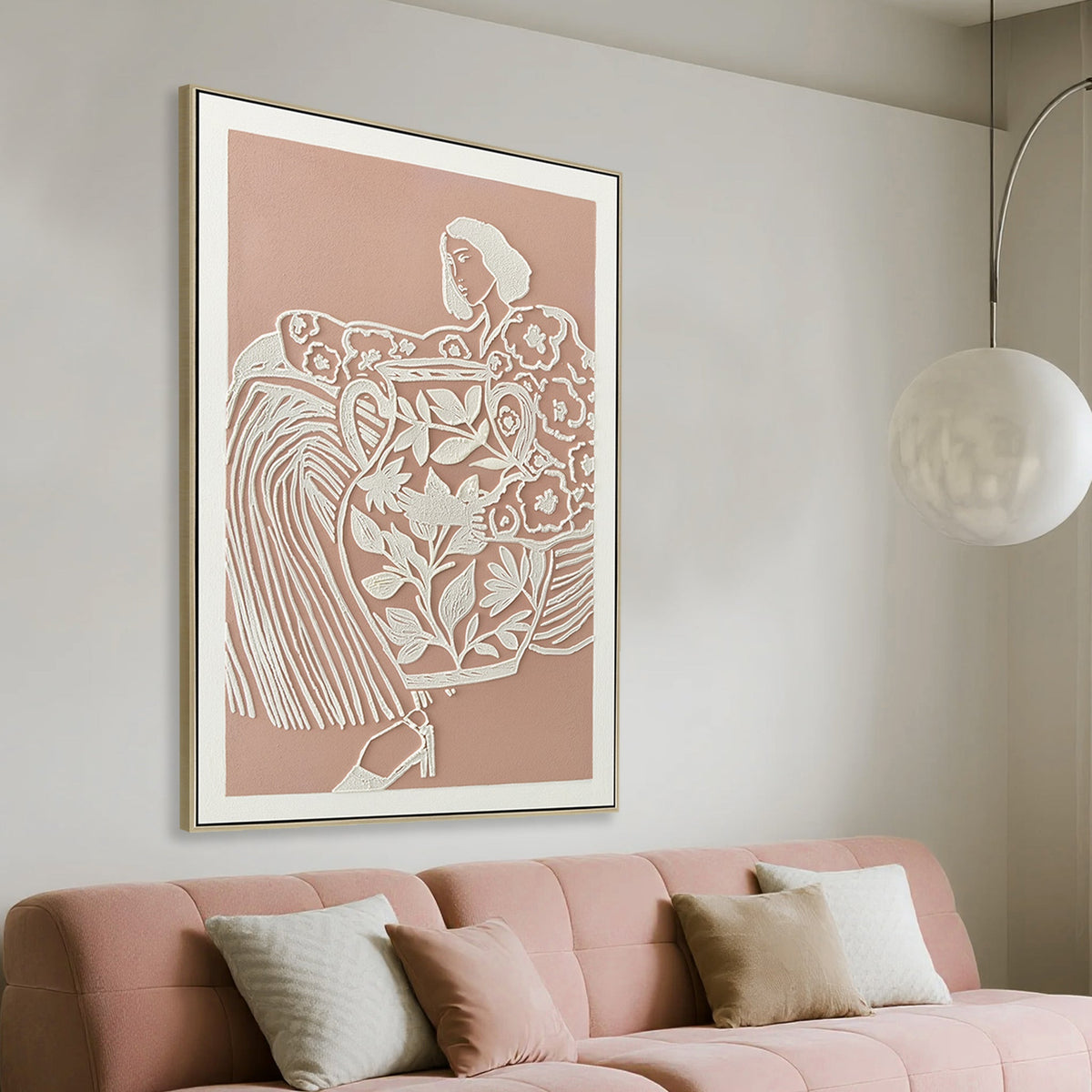 Shareshill 60x90cm Framed Canvas