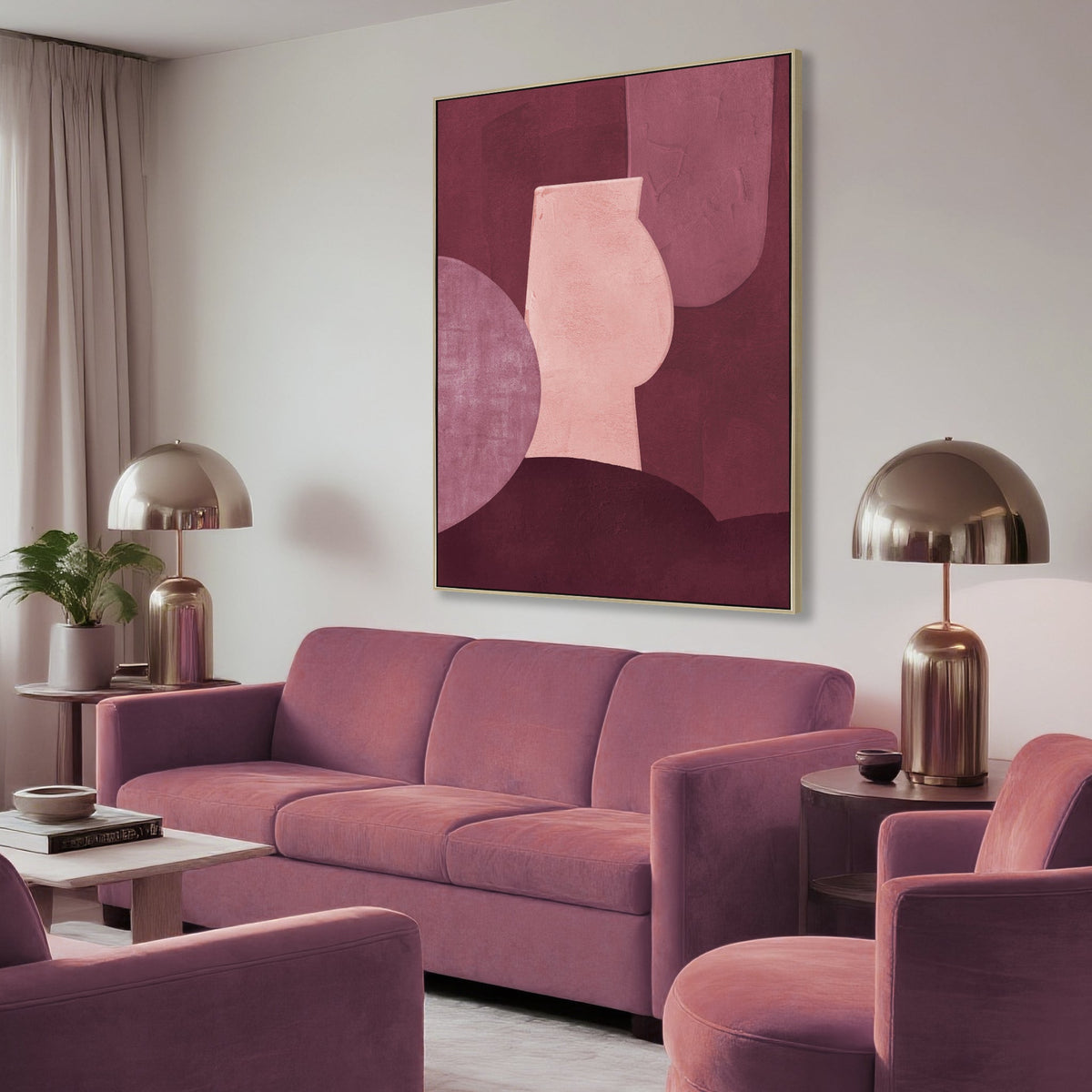 Ruspidge 100x140cm Framed Canvas