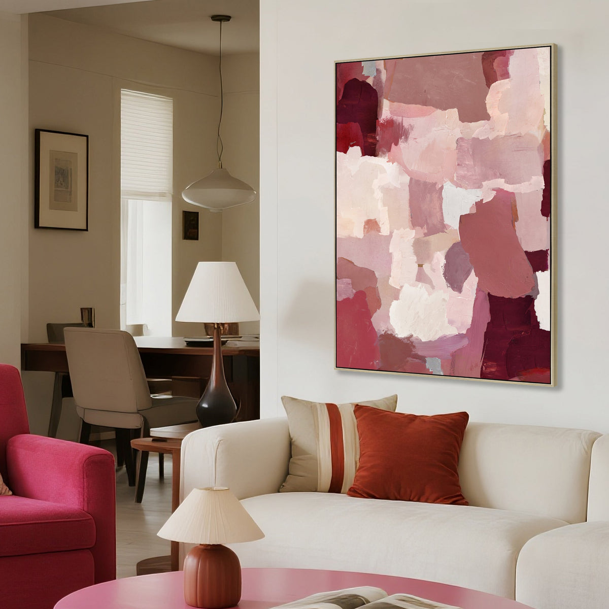 Larkside 100x140cm Framed Canvas