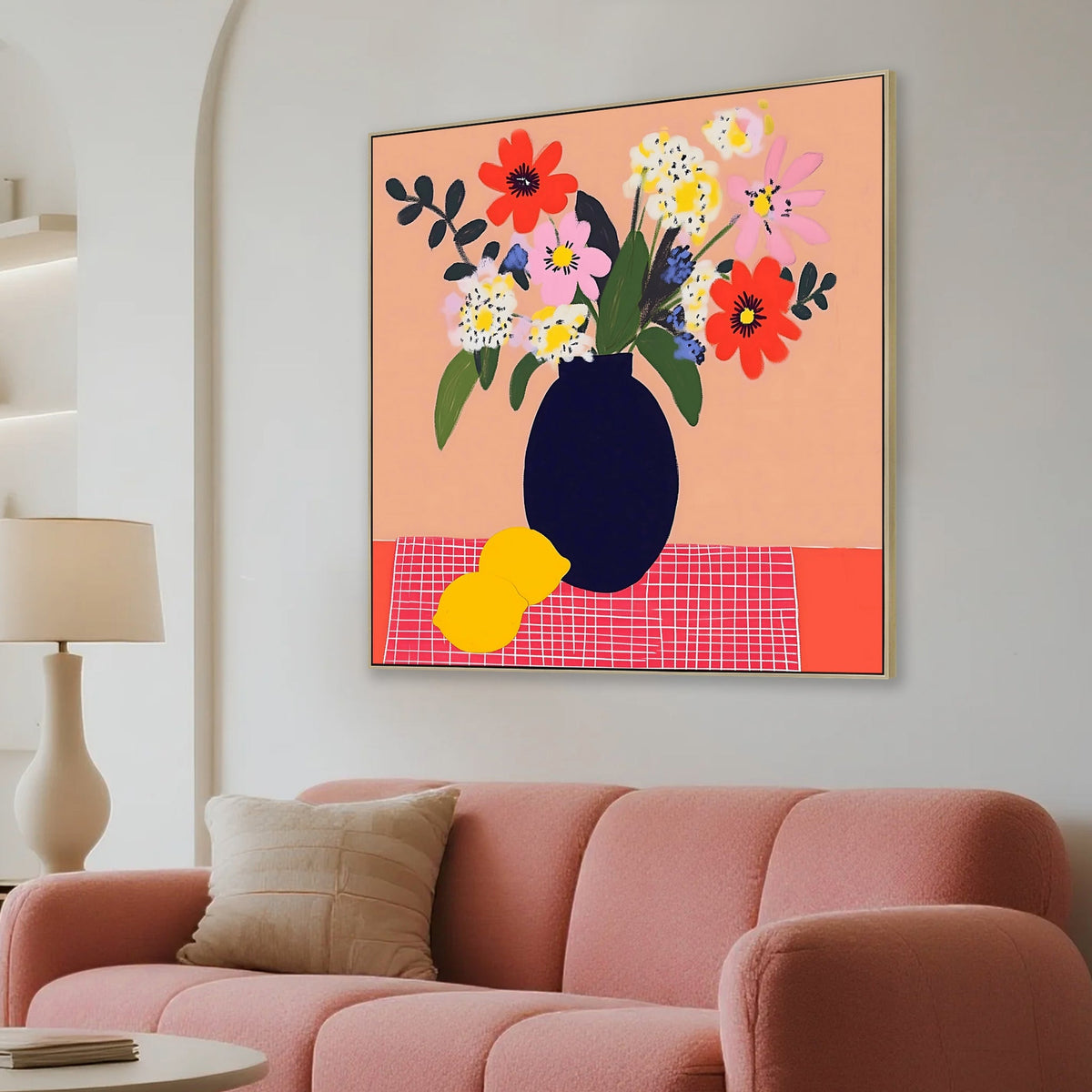 Swanham 60cm Framed Canvas
