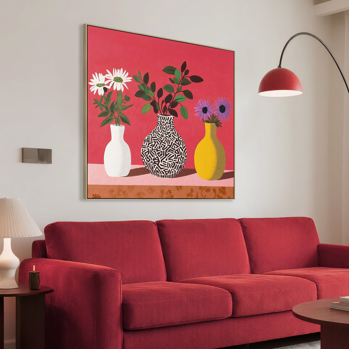 Riverstone 40cm Framed Canvas
