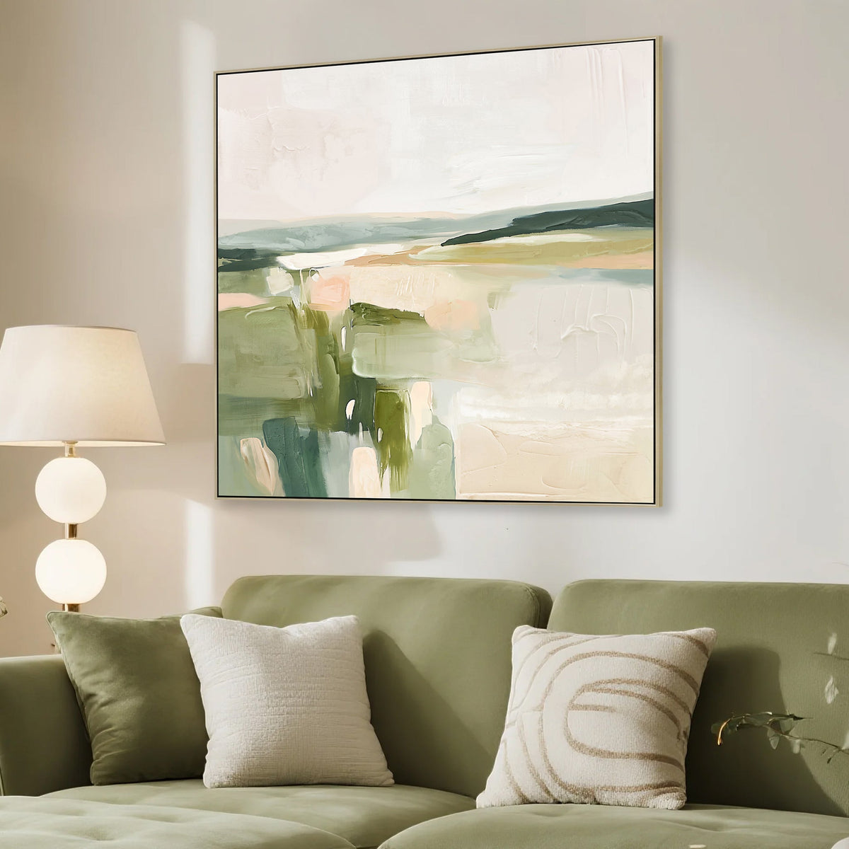 Leasingham 80cm Framed Canvas