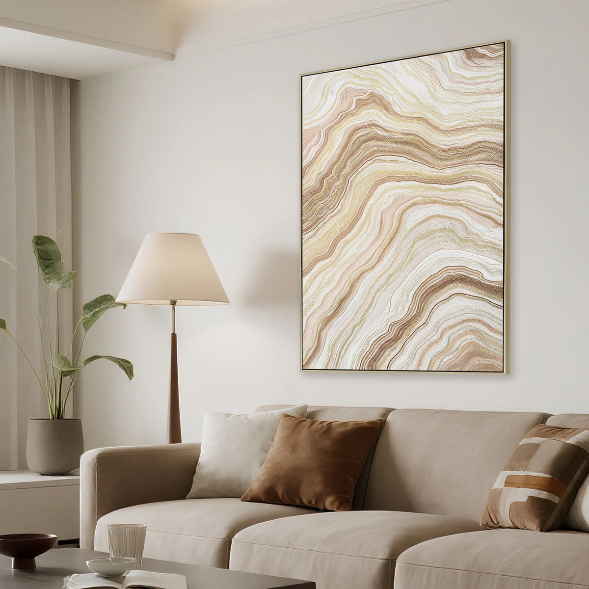 Portwood 80x120cm Framed Canvas