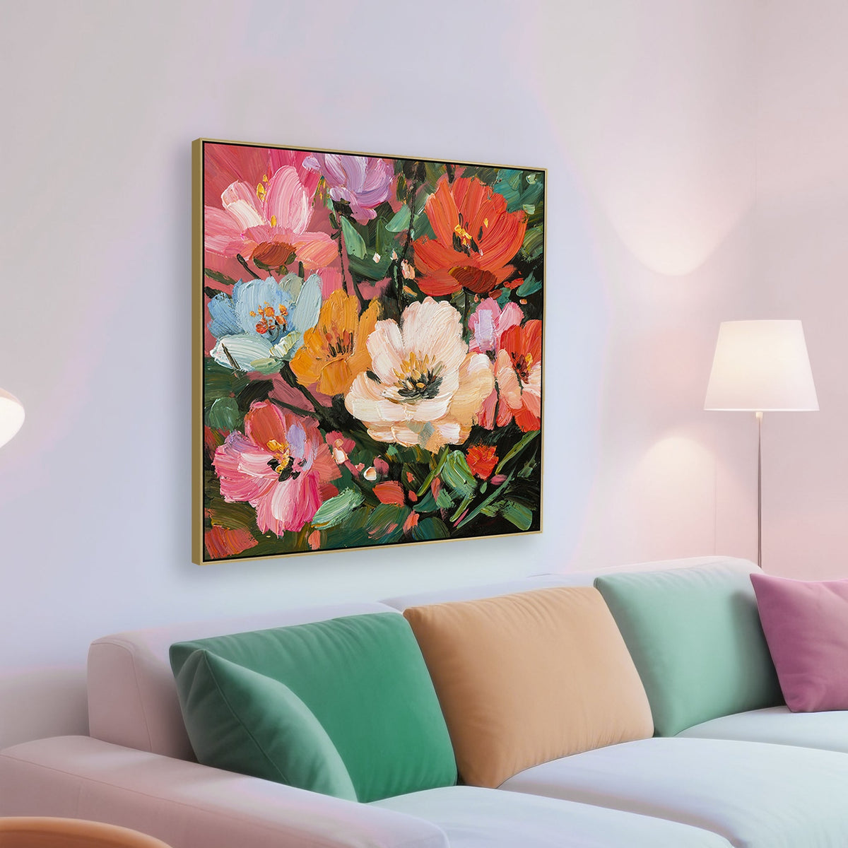 Swallowfield 80cm Framed Canvas