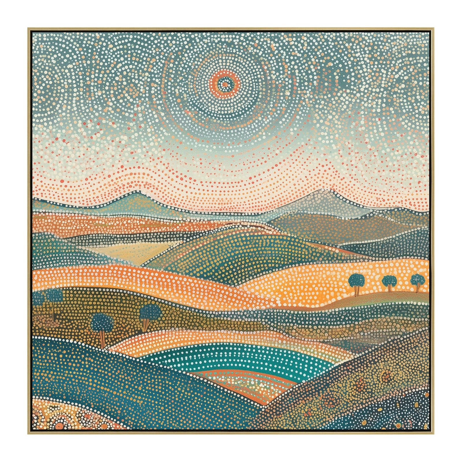Meadowmoor 80cm Framed Canvas