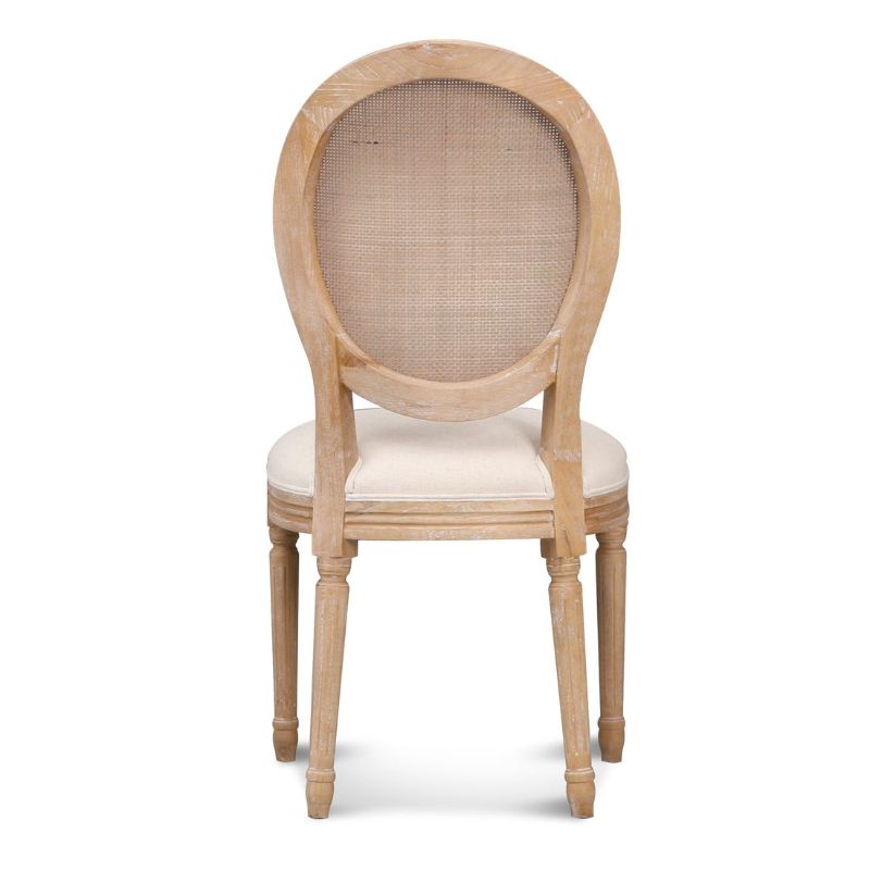 Aniston Wooden Dining Chair Beige Back