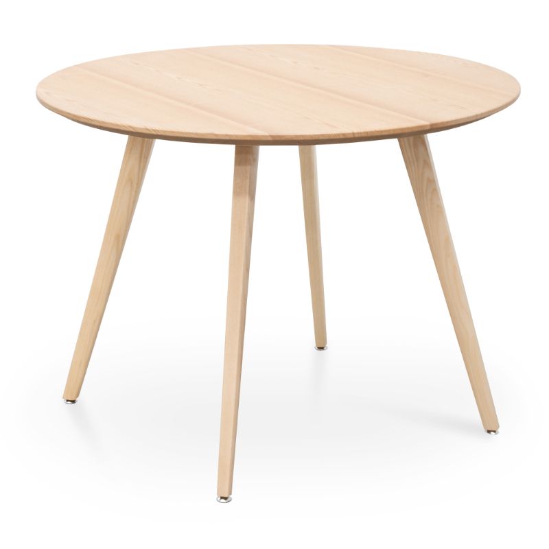 Arbor Round Dining Table Full Natural Front View