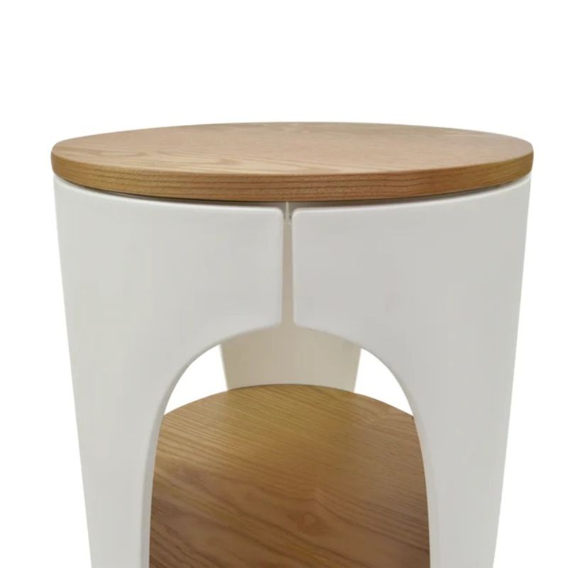 Arborview Side Table Natural White Close View
