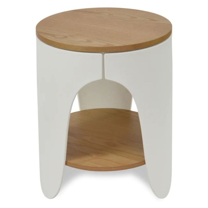 Arborview Side Table Natural White Front