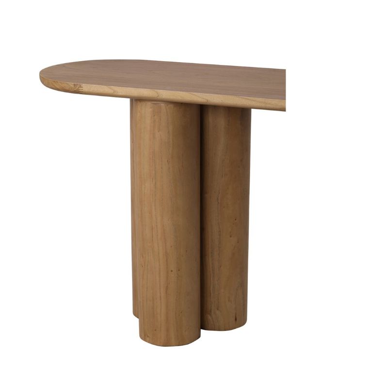 Attwood 152CM Elm Console Table Natural legs