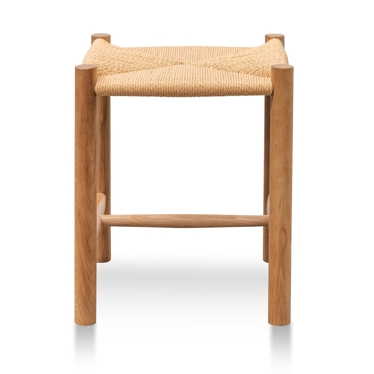 Preston Oak Low Stool