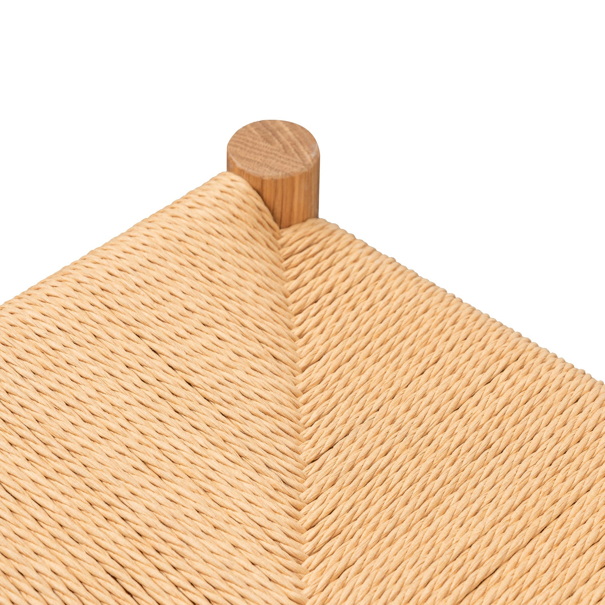 Preston Oak Low Stool