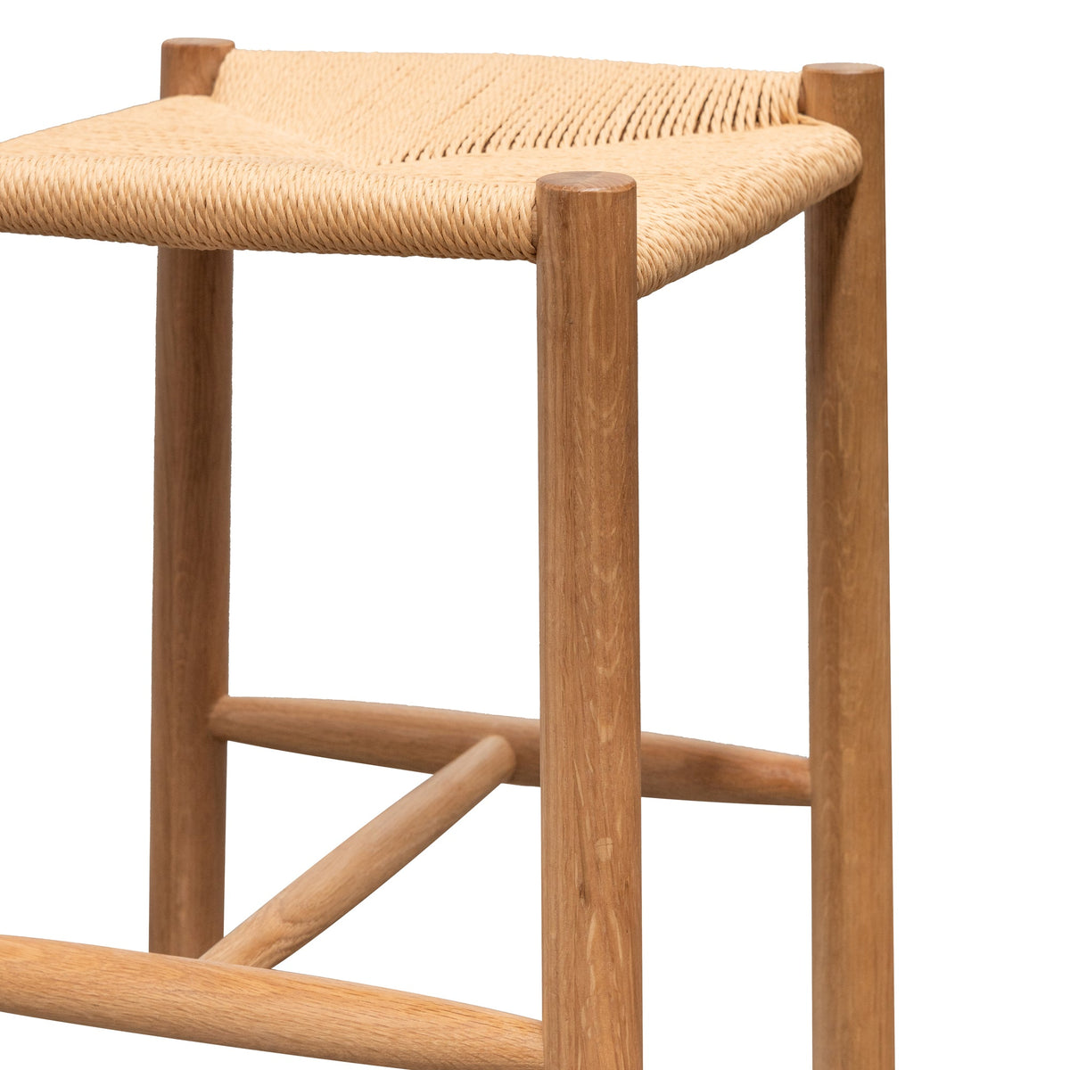 Preston Oak Low Stool
