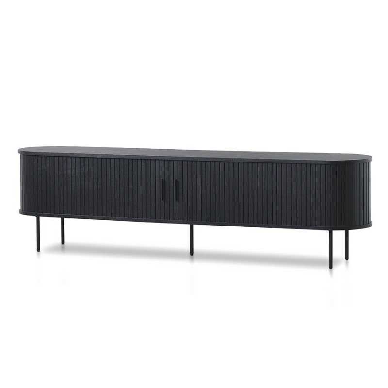 Belleview 200CM Tv Entertainment Unit Black