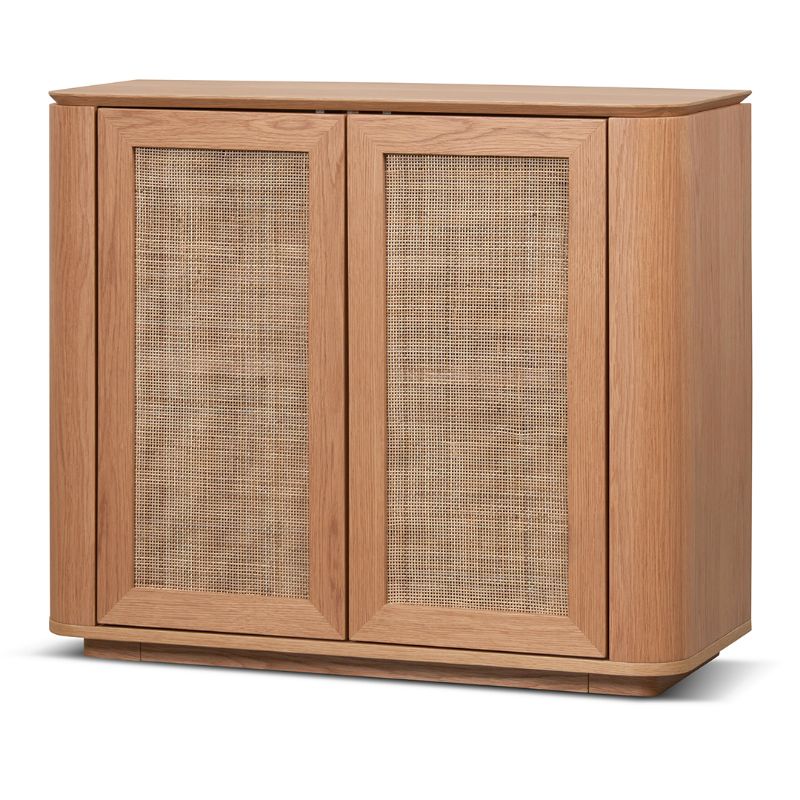 Belvedere 100CM Sideboard Unit Natural Angle View