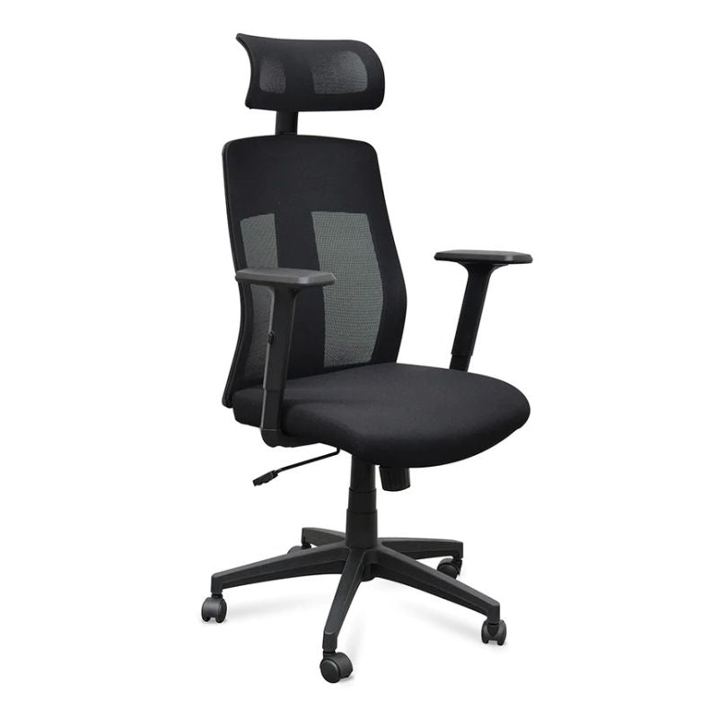 Bexley Mesh Office Chair Black Angle