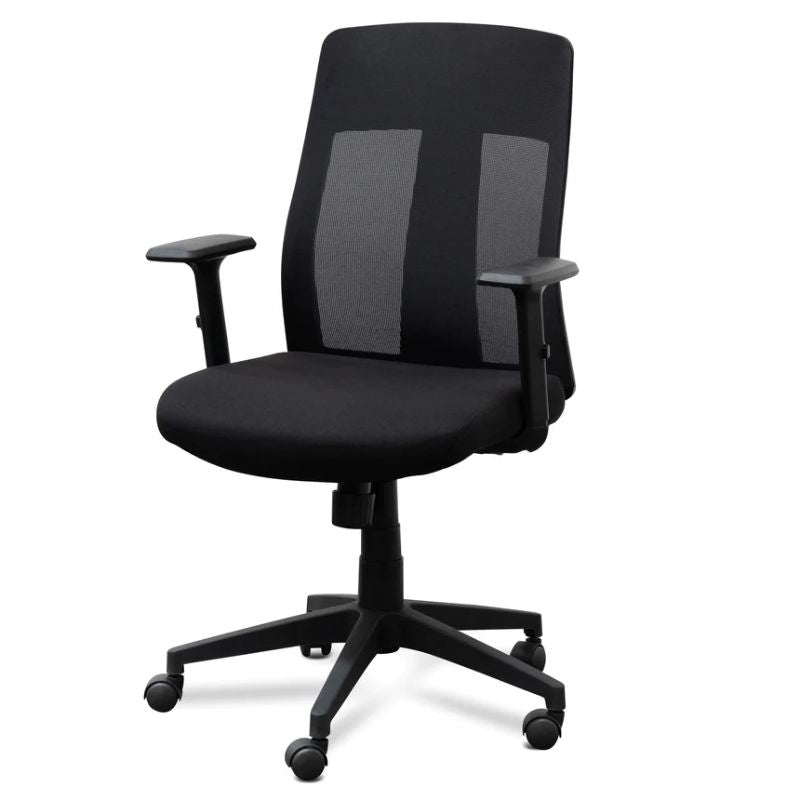 Bexley Mesh Office Chair Full Black Angle
