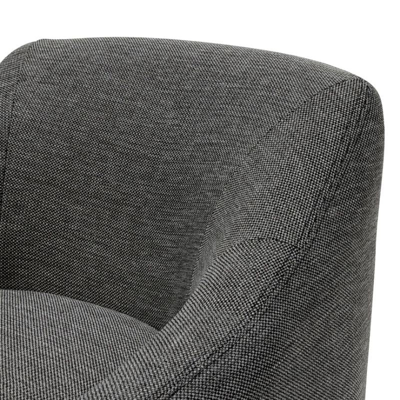 Bloomfield Fabric Armchair Graphite Grey Close