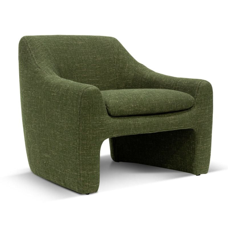 Bloomfield Fabric Armchair Khaki Green Right Angle