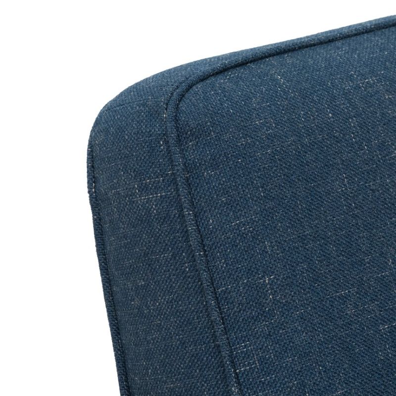 Bluebell Arm Chair Dark Blue Backrest Fabric