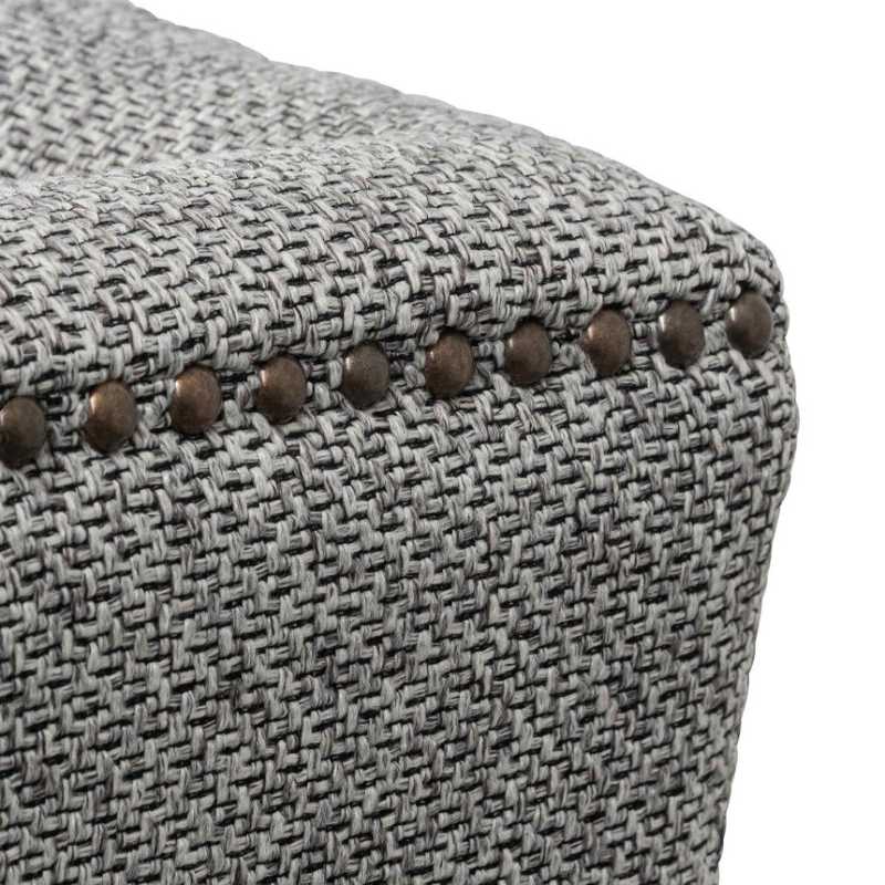 Bluewater Wingback Lounge Chair Charcoal Backrest Cover View