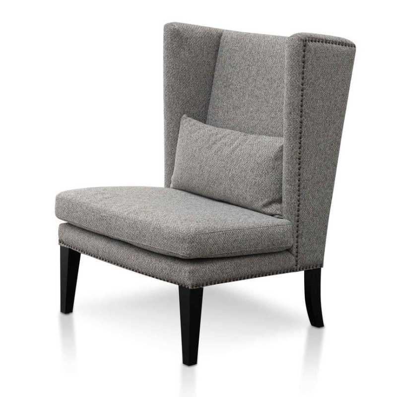 Bluewater Wingback Lounge Chair Charcoal Corner