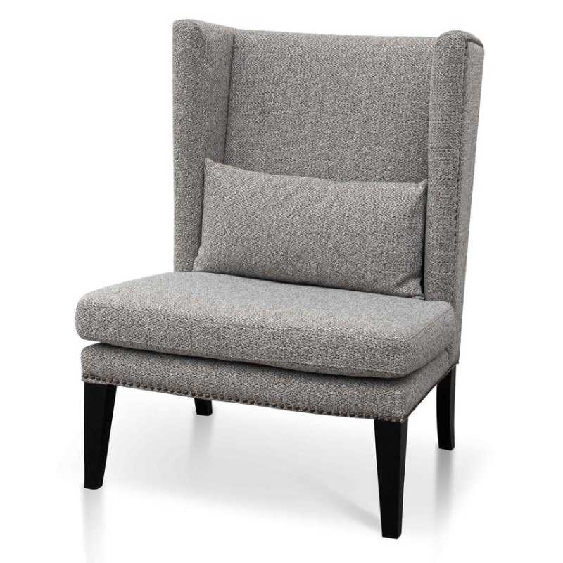 Bluewater Wingback Lounge Chair Charcoal