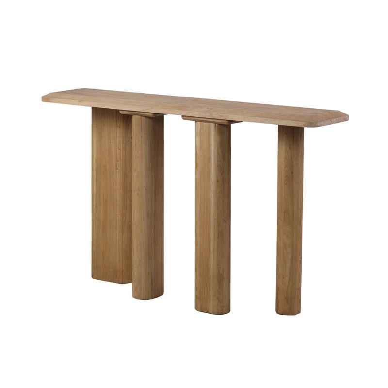 Blythe 160CM Wooden Console Table Natural Angle View