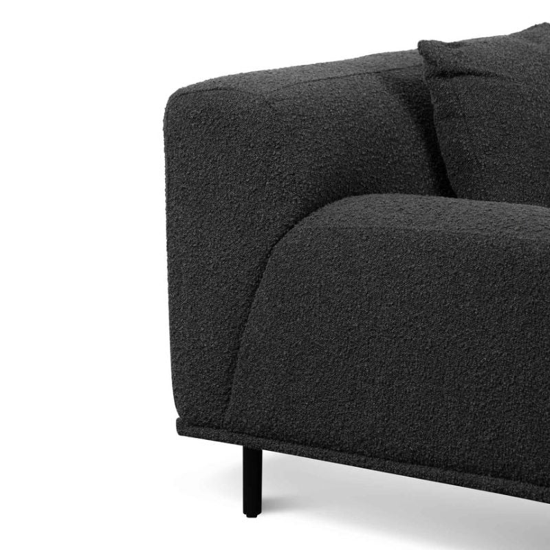 Braewood Armchair Charcoal Boucle Bottom